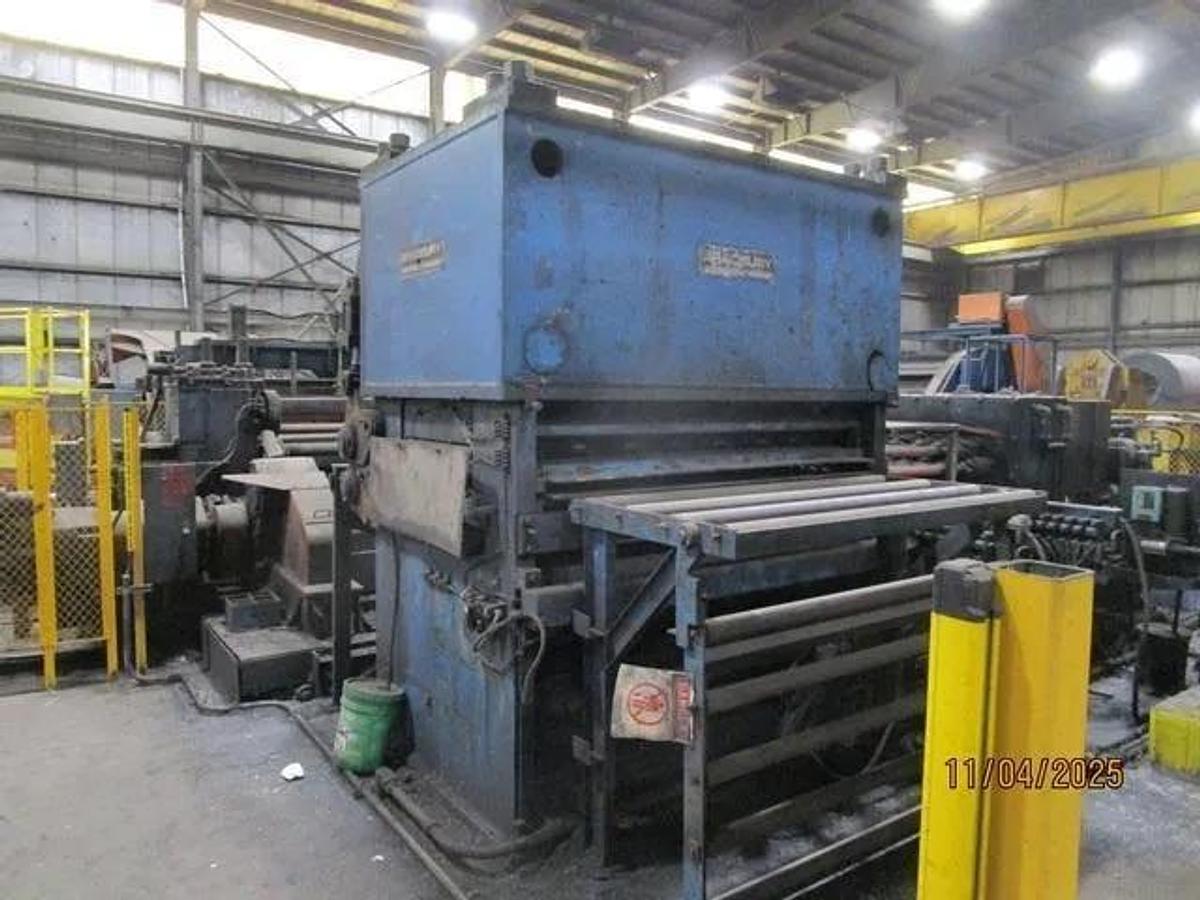 Used 72" x .250" Bradbury Precision Back-Up Leveler