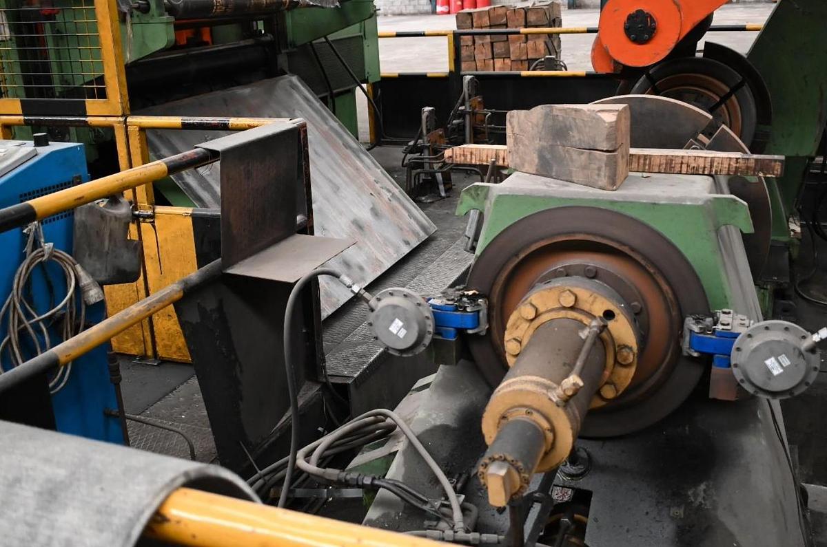 Used 61” x .118” x 55,000 lb Bonak Cut-To-Length Line