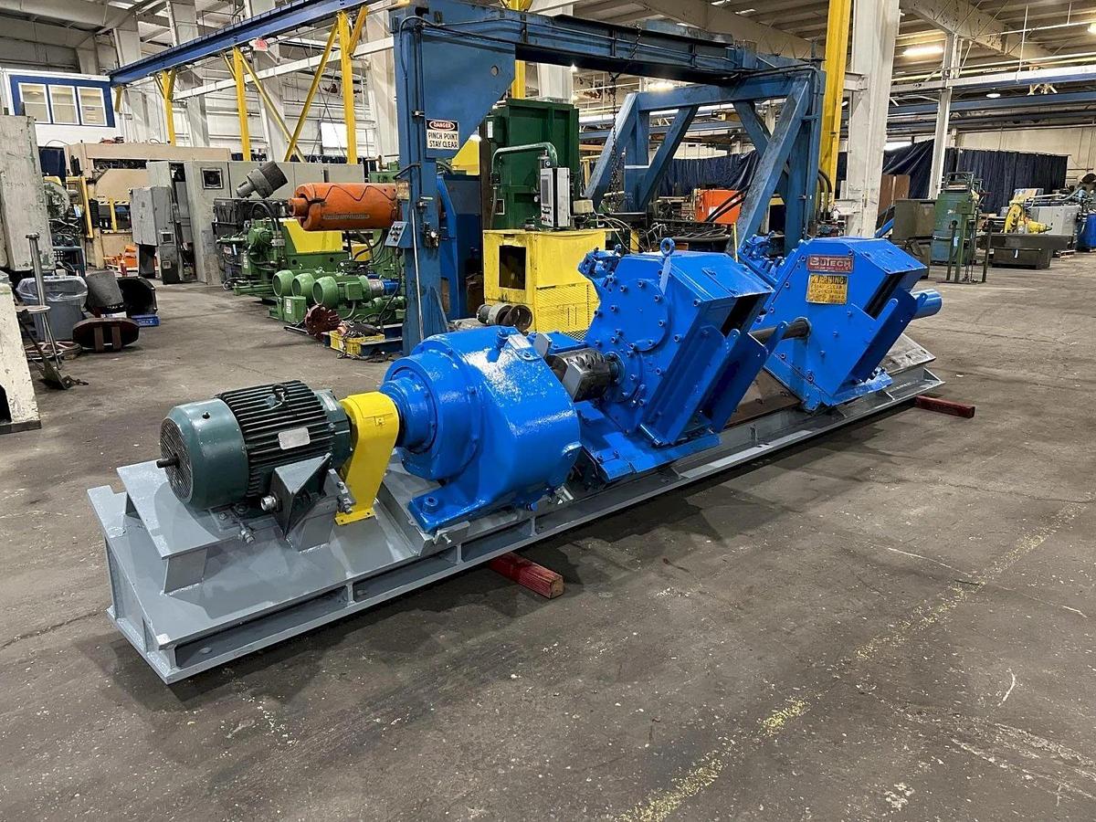 Used 72" x 1/4" Butech Dual Rotary Scrap Choppers