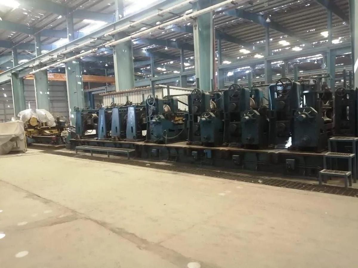 Used 8.5" x .393" OTO Mills Tube Mill Line