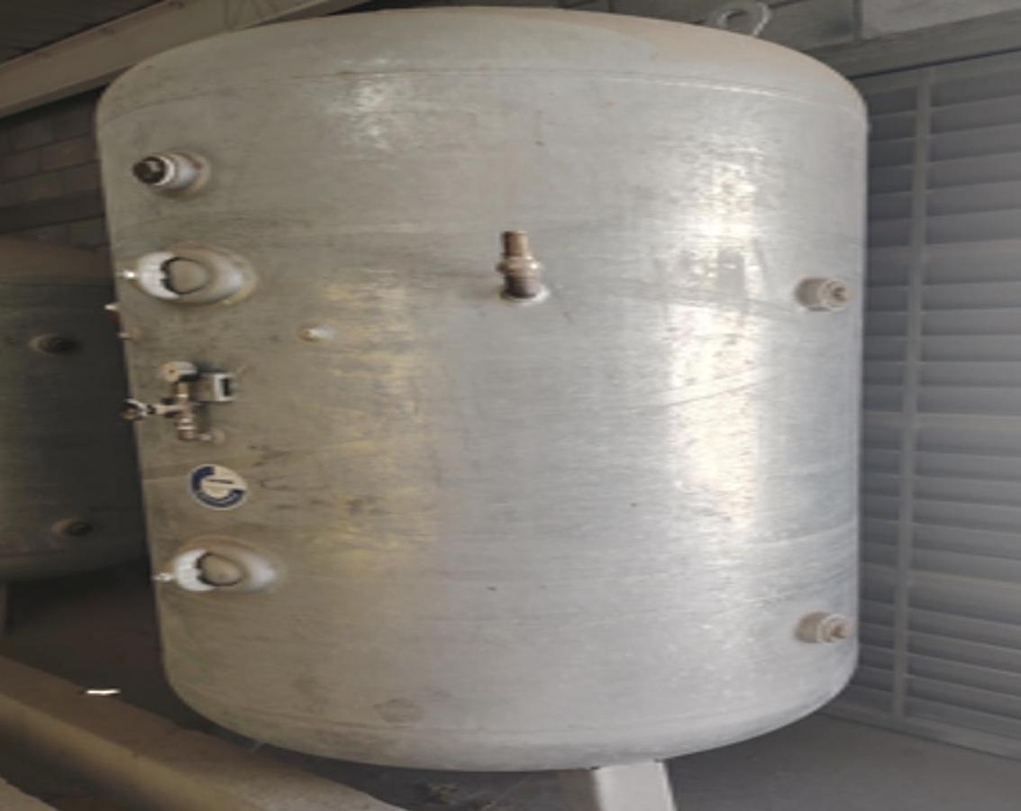 Used 793 Gallon OKS Air Receiver Tank (3000 Liters)