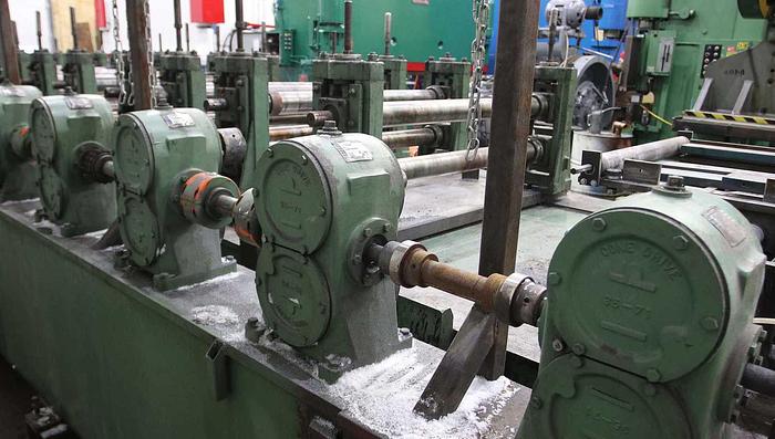 Used 13 STANDS X 3" X 44" BRADBURY ROLLFORMER