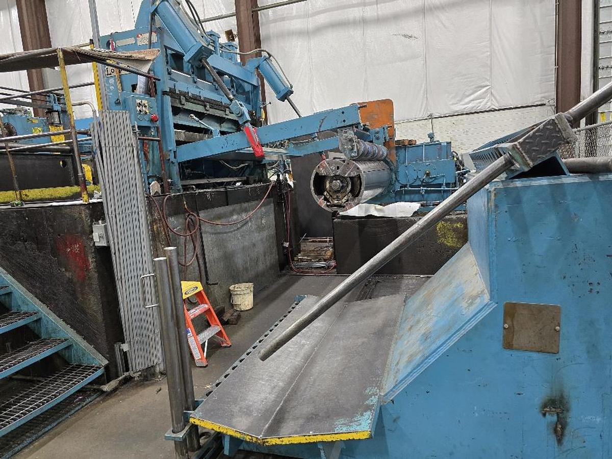 Used 72” X 50,000 Lb Loopco Slitting Line