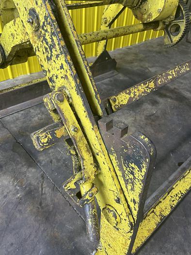 Used 20,000 LB X 84" X 32" TO 62" WIDE CF CULLEN FRIESTEDT ADJUSTABLE PARALLELOGRAM SHEET LIFTER