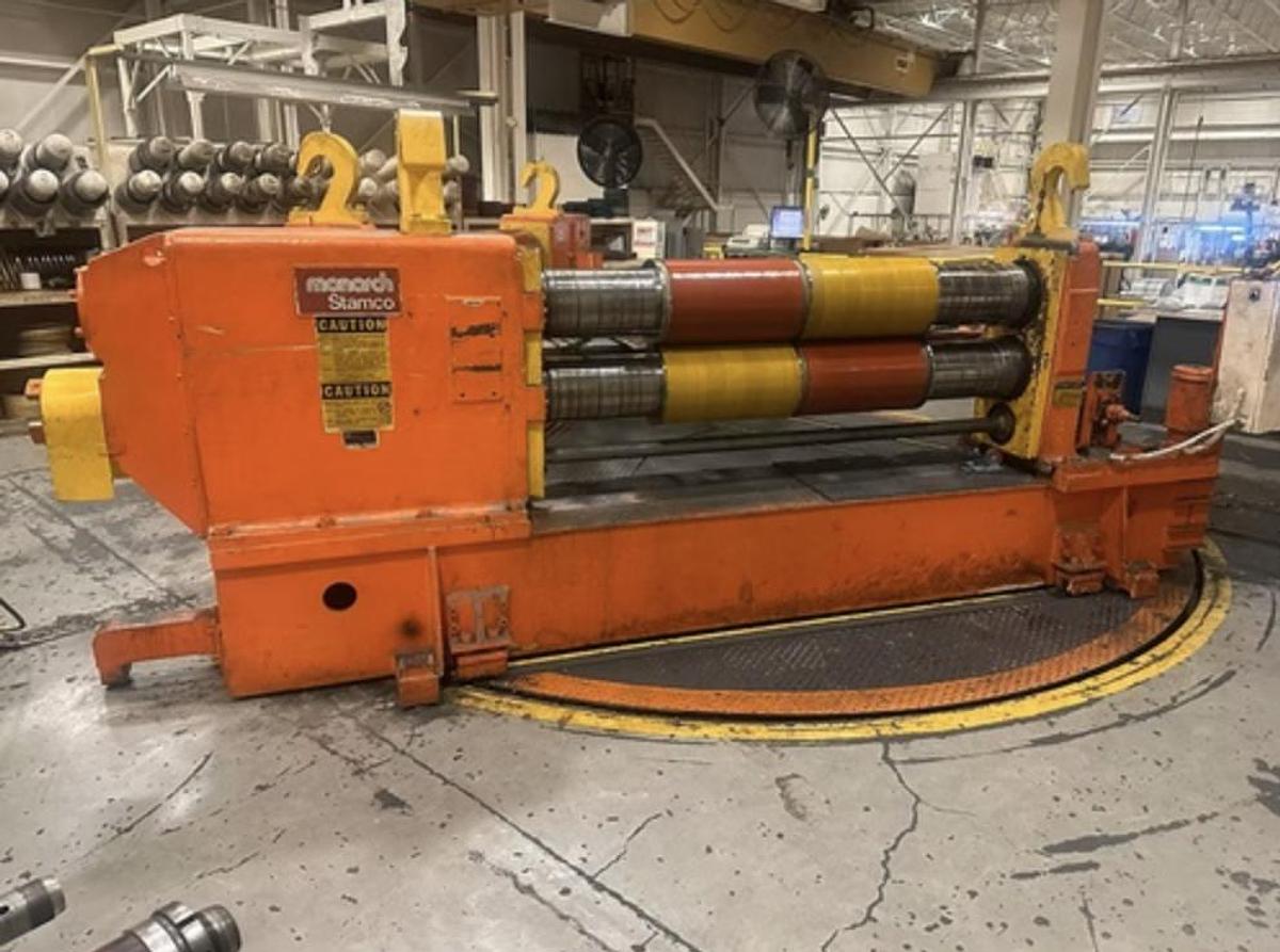 Used 72” x .135” x 65,000 lb Stamco Single Loop Slitting Line