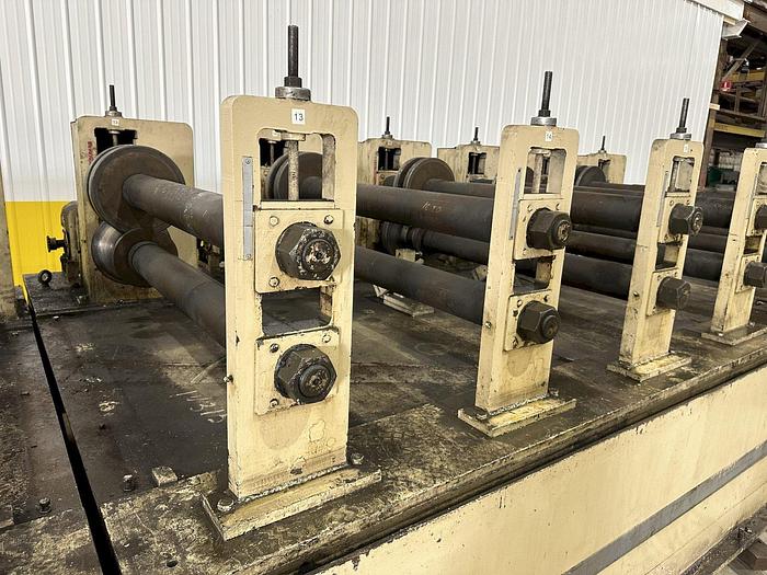Used 18 STAND X 4" X 60"W BRADBURY MODEL #03-60-18 ROLLFORMER