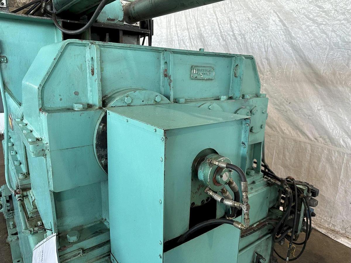 Used 84" x 80,000 Lbs. Yoder Recoiler