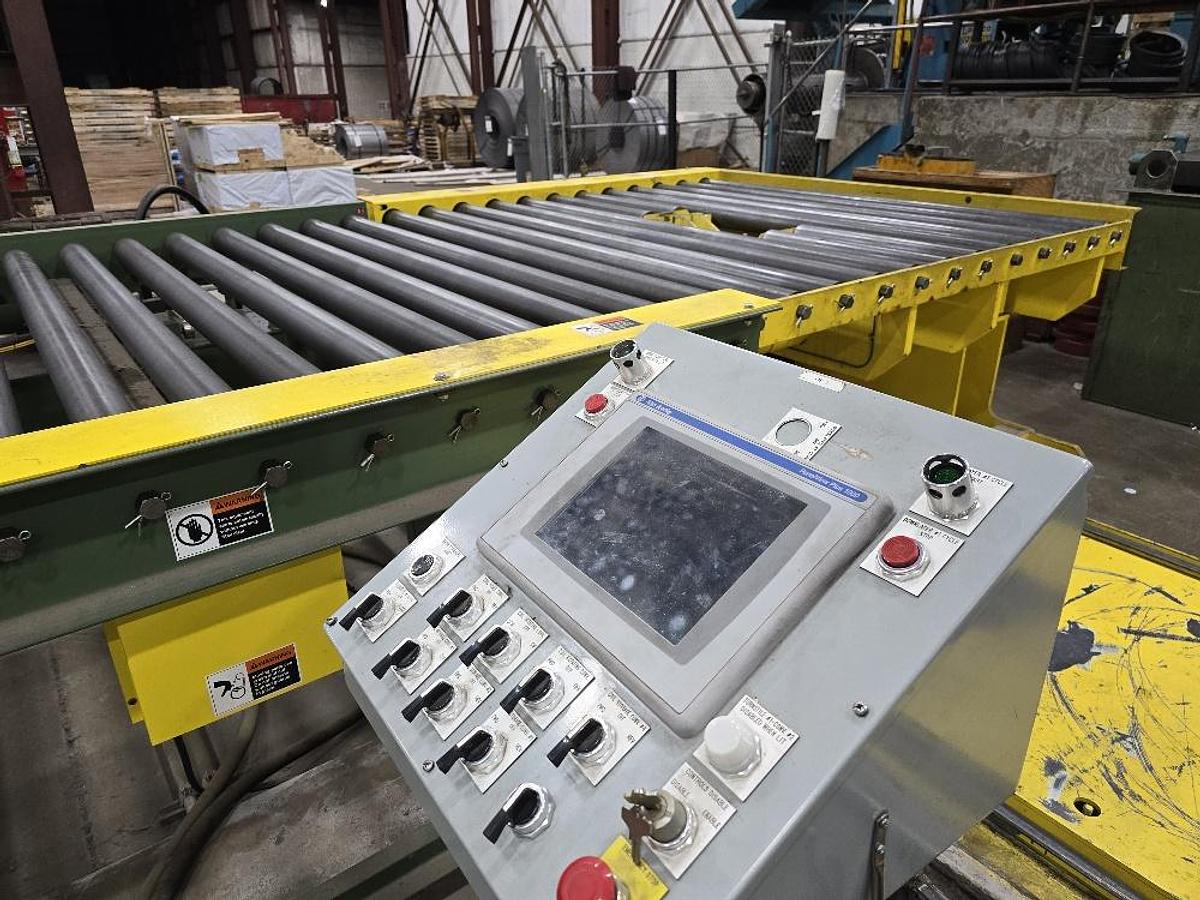 Used 72" x 12,000 Lb. Pomacon Banding Line