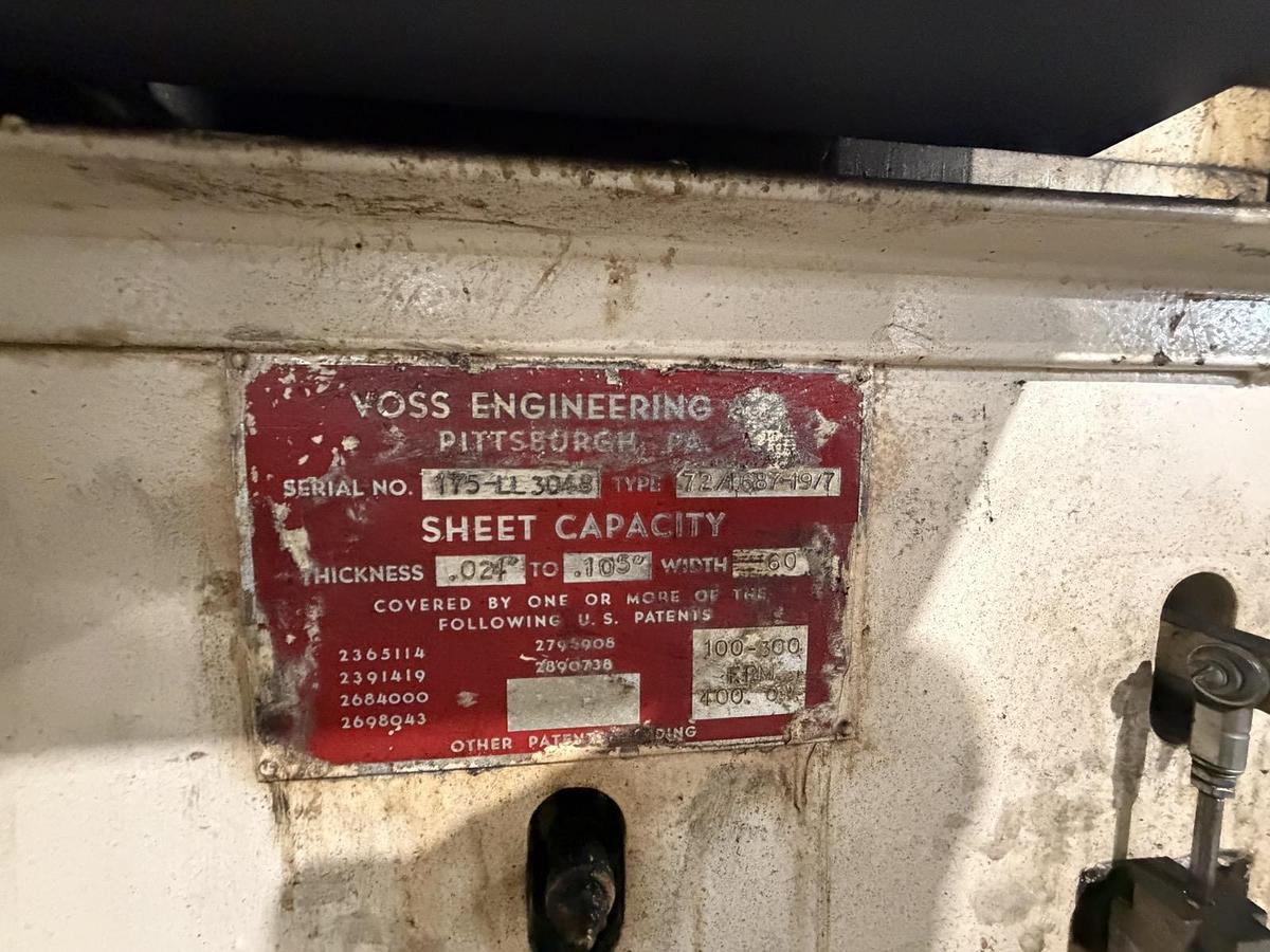 Used 60" x .103" Voss Leveler