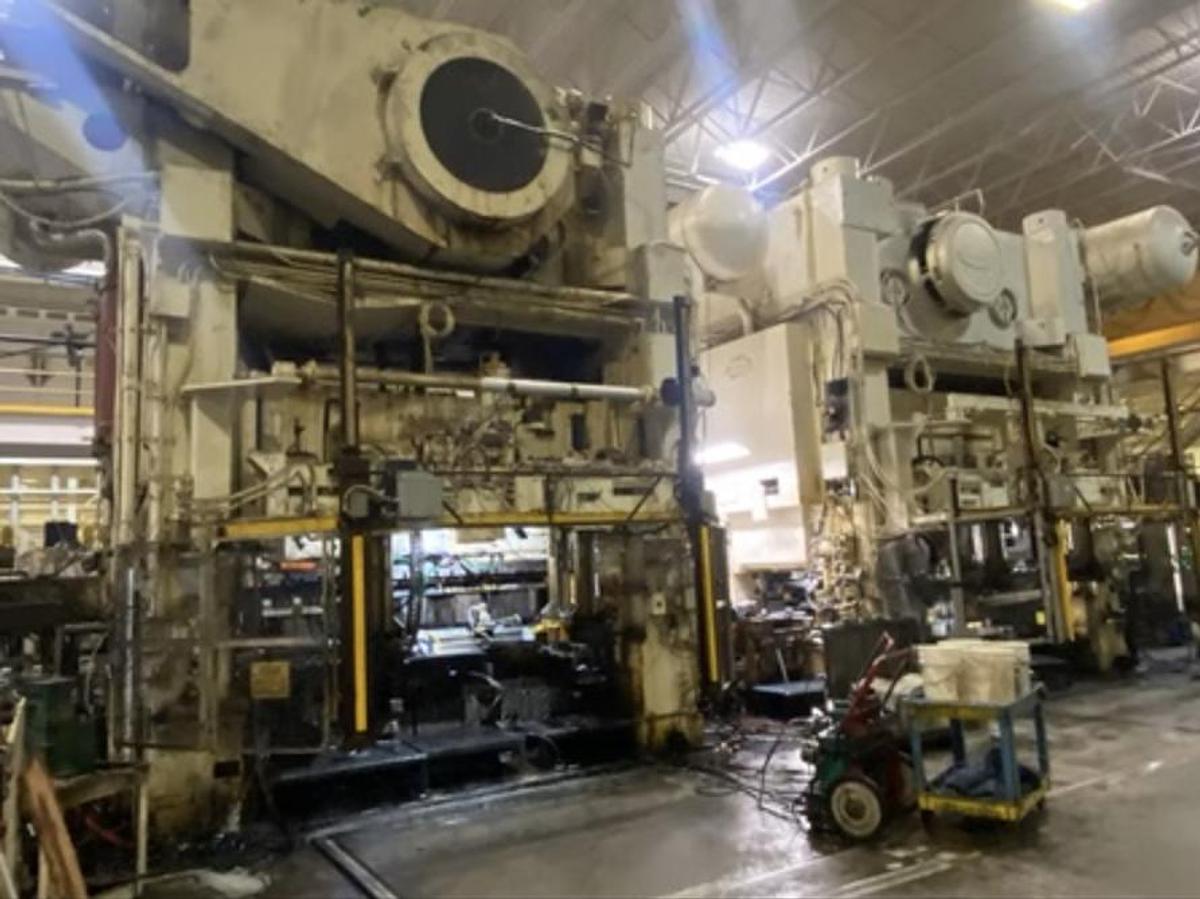 Used 1600 Ton Danly Tandem Press Line