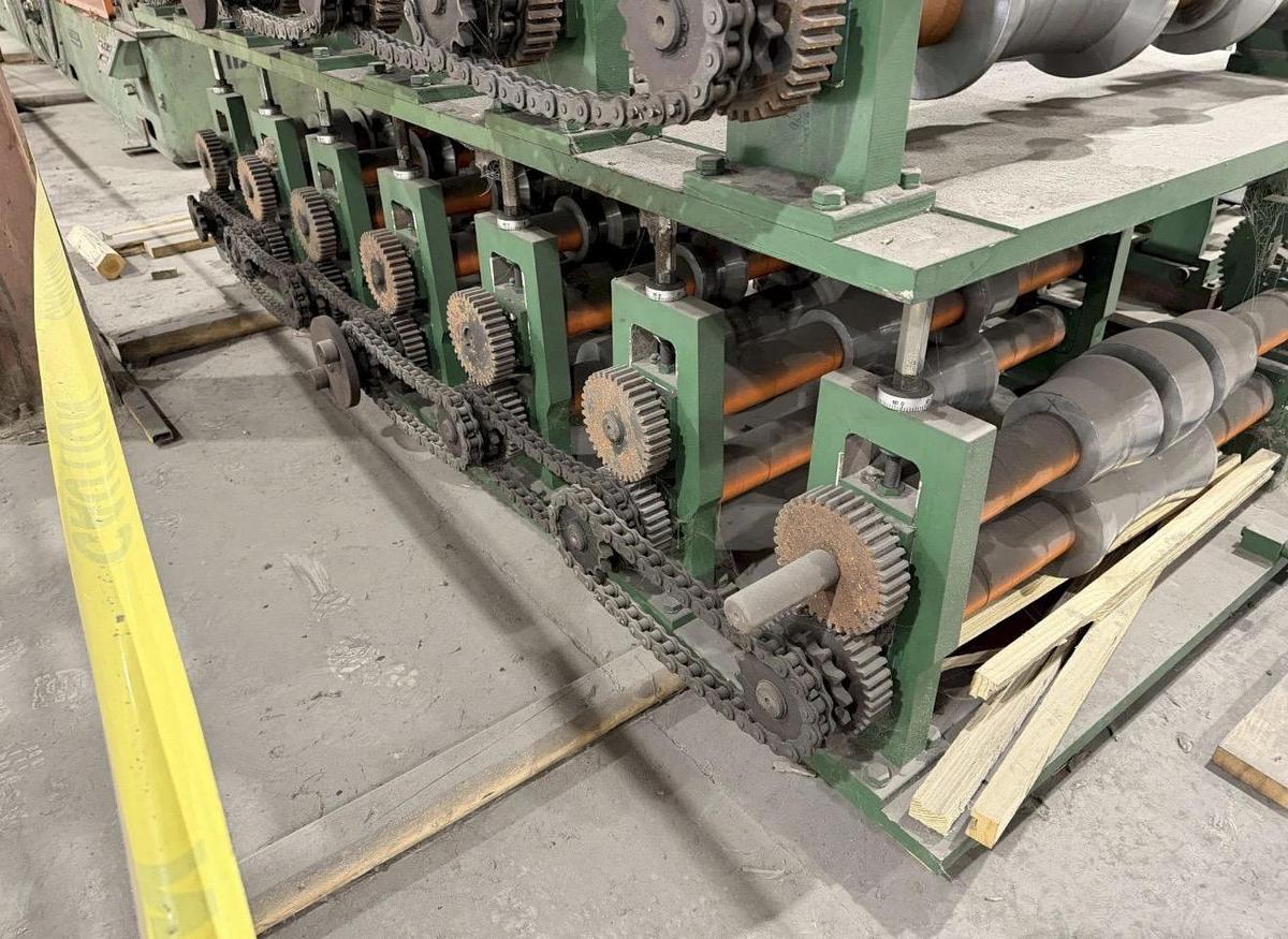 Used 14 Stand x 3" x 44" Bradbury Model 320 Panel Roll Forming Line