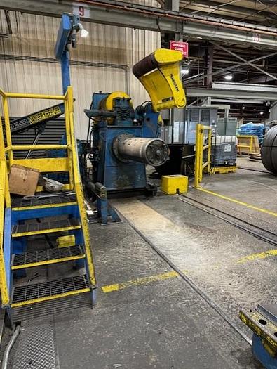 Used 60" x .250" x 50,000lbs Pro Eco Slitting Line