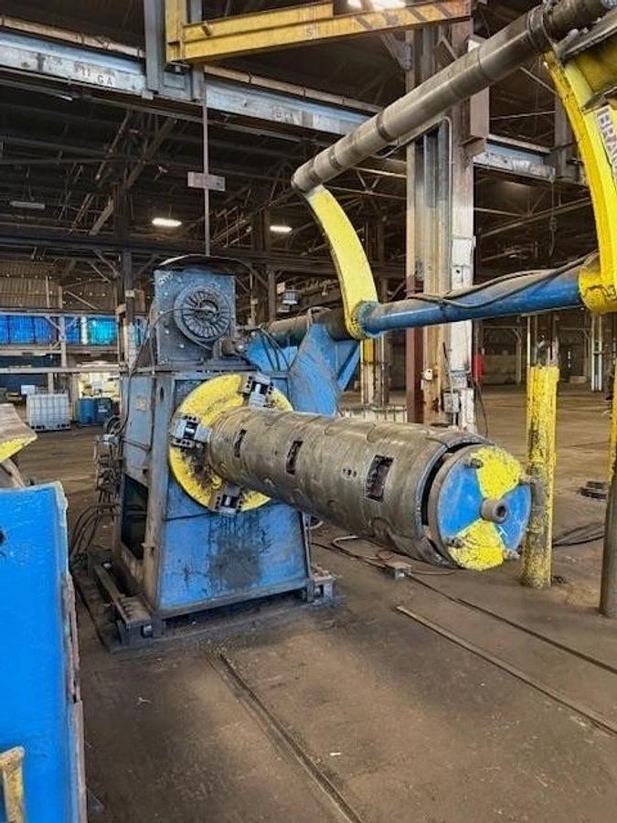 Used 72" x .187" x 50,000Lb Braner Loop Slitting Line