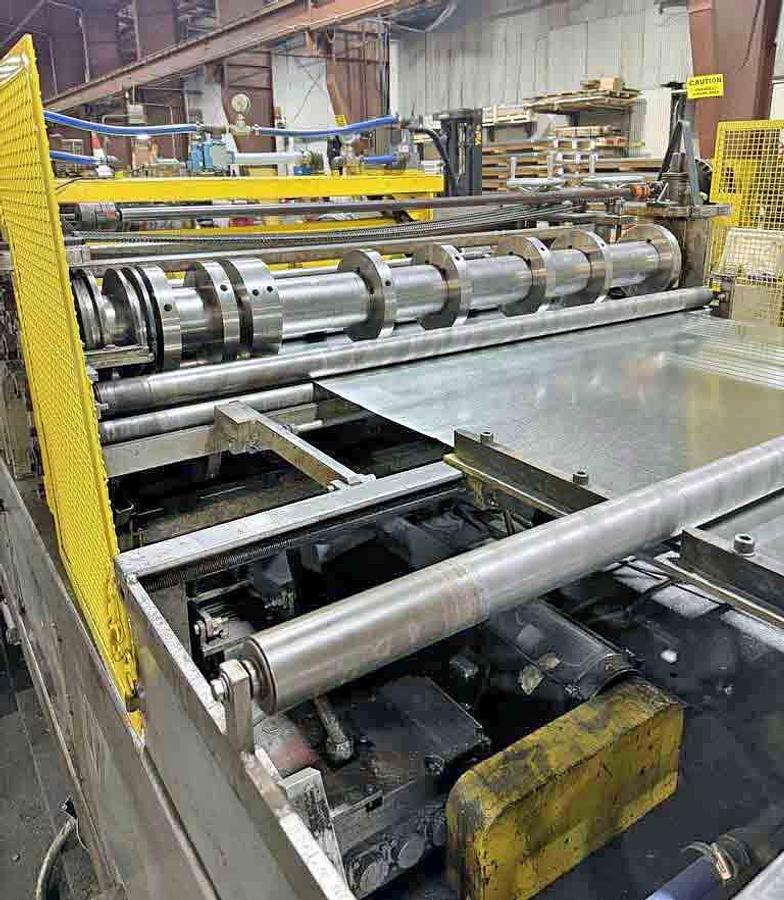 Used 60" x 0.060" x 20,000# Iowa Precision Slear Line