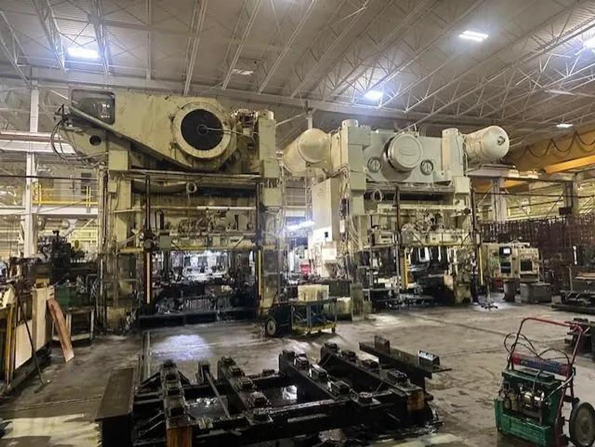 Used 1600 Ton Danly Tandem Press Line