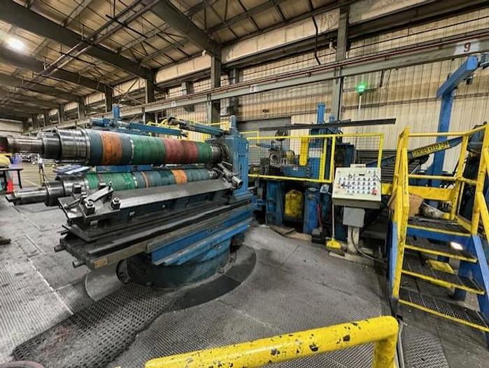 Used 60" x .250" x 50,000lbs Pro Eco Slitting Line