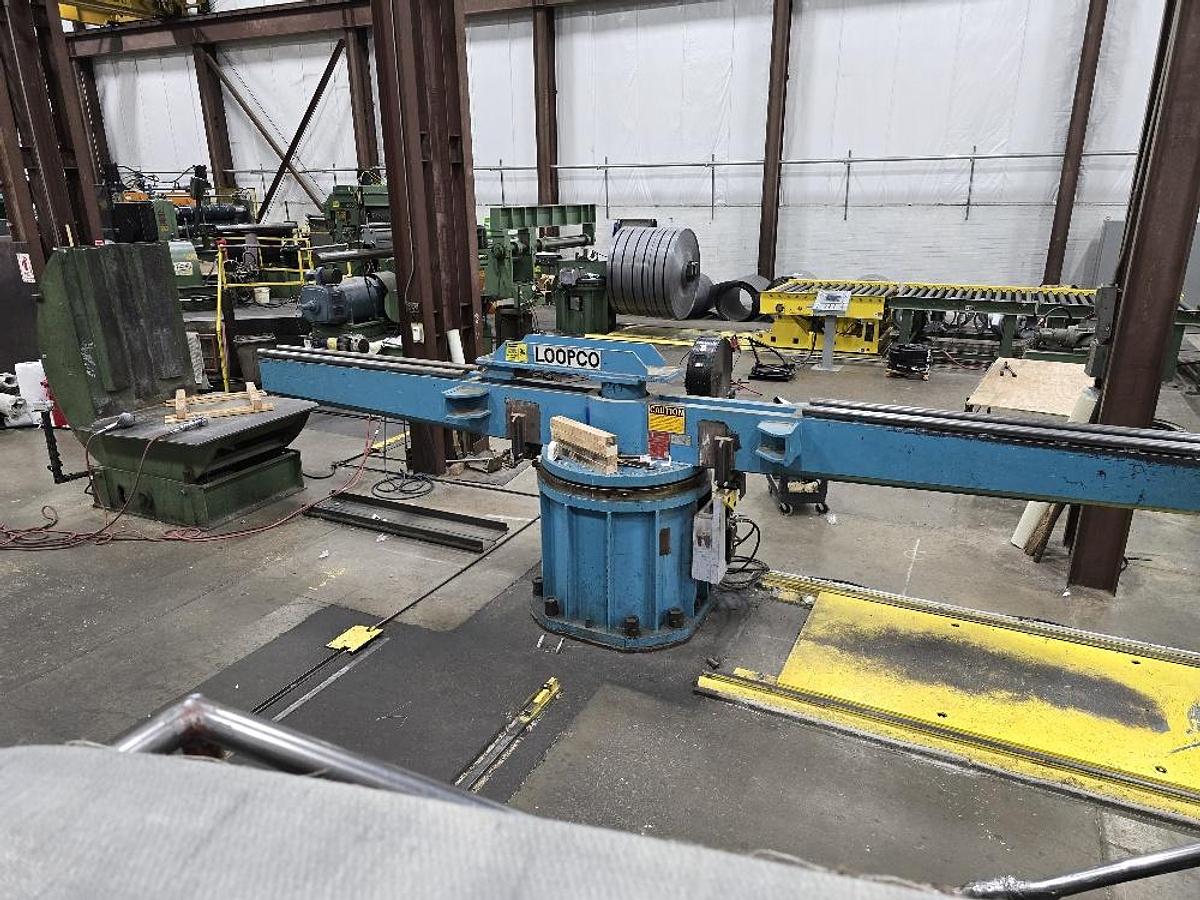 Used 72” X 50,000 Lb Loopco Slitting Line