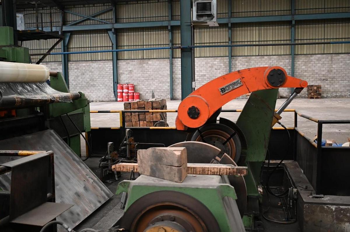 Used 61” x .118” x 55,000 lb Bonak Cut-To-Length Line