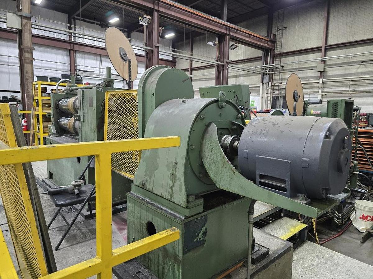 Used 36” x 30,000 lb Nova Slitting Line