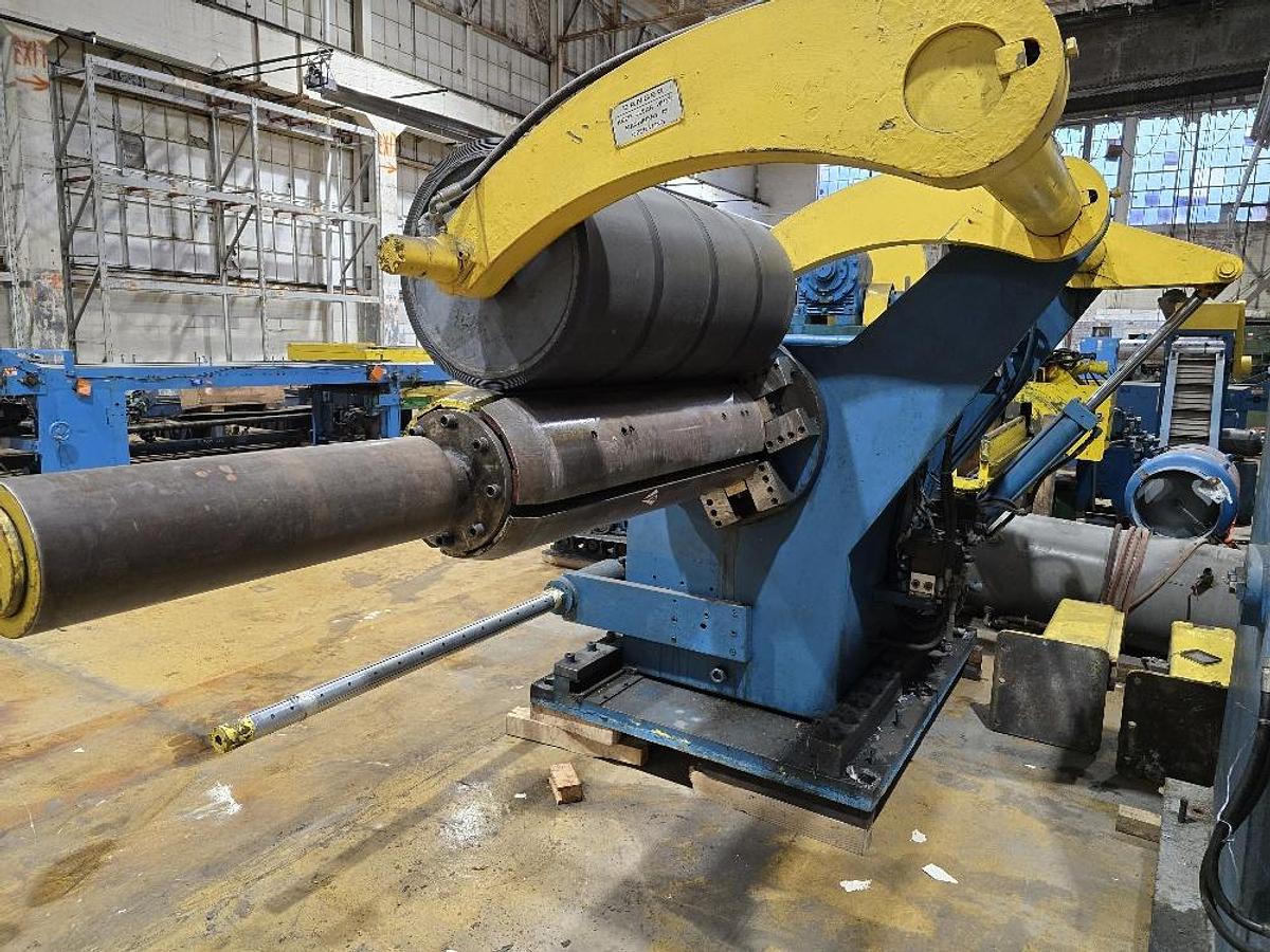 Used 49” x 40,000# Cincinnati Uncoiler