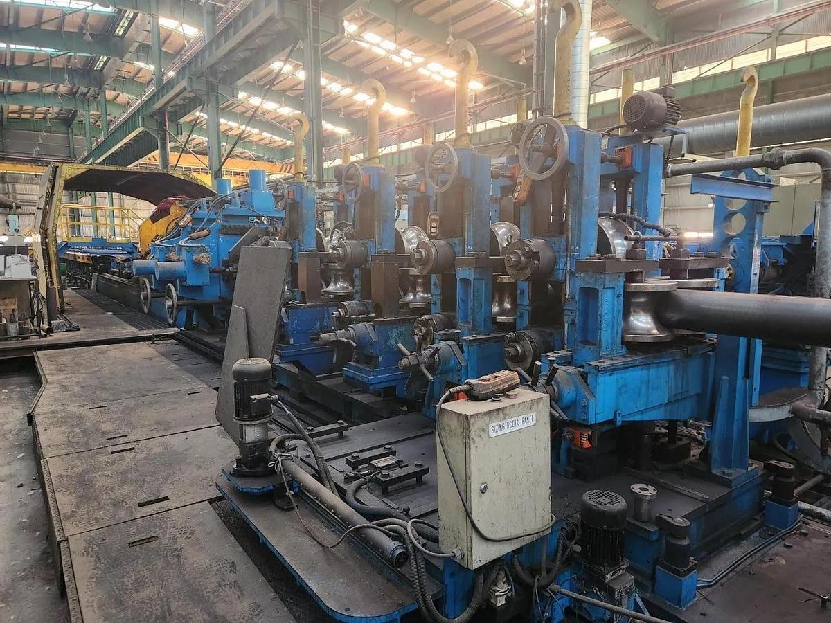 Used 165.2mm (6.504”) x 5.5mm (0.217”) MTM Tube Mill Line