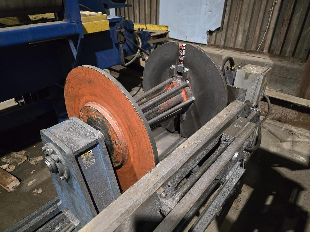 Used 22" Dual Scrap Winders On Single Base
