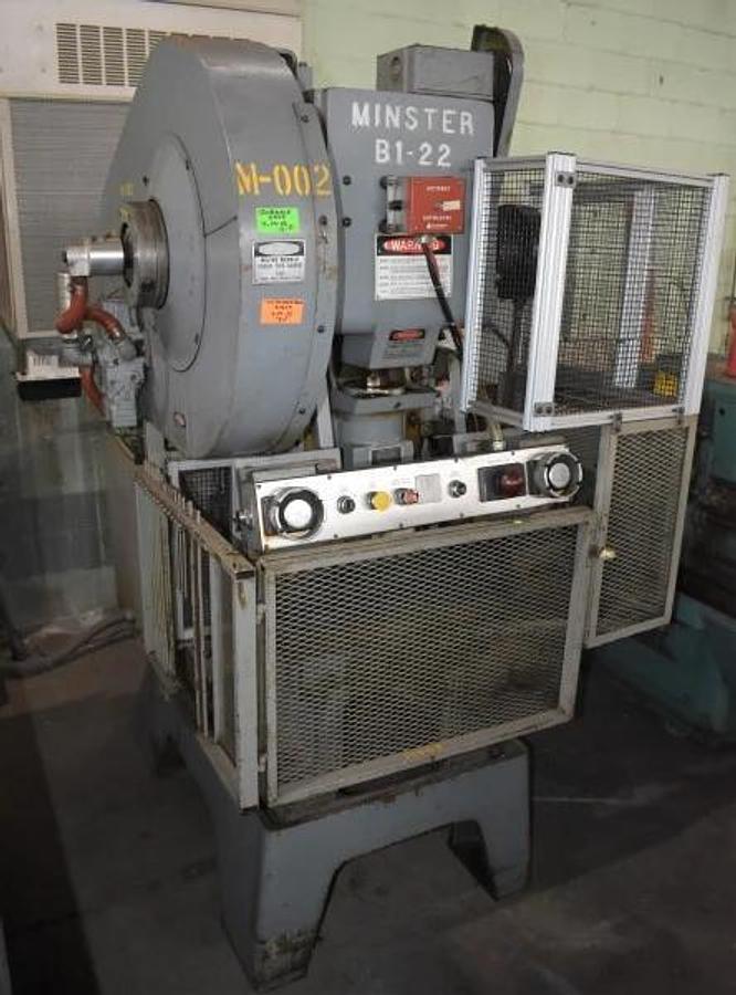 Used Minster 22 Ton High-Speed Press