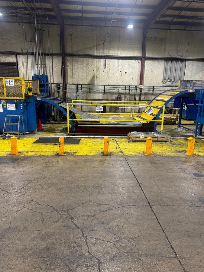 Used 60” x .075” x 50,000 Lb. Red Bud Cut To Length Line