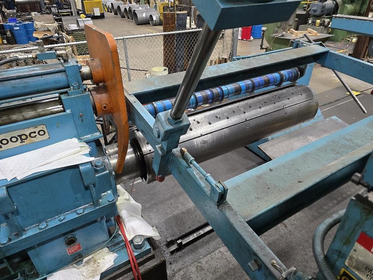 Used 72” X 50,000 Lb Loopco Slitting Line