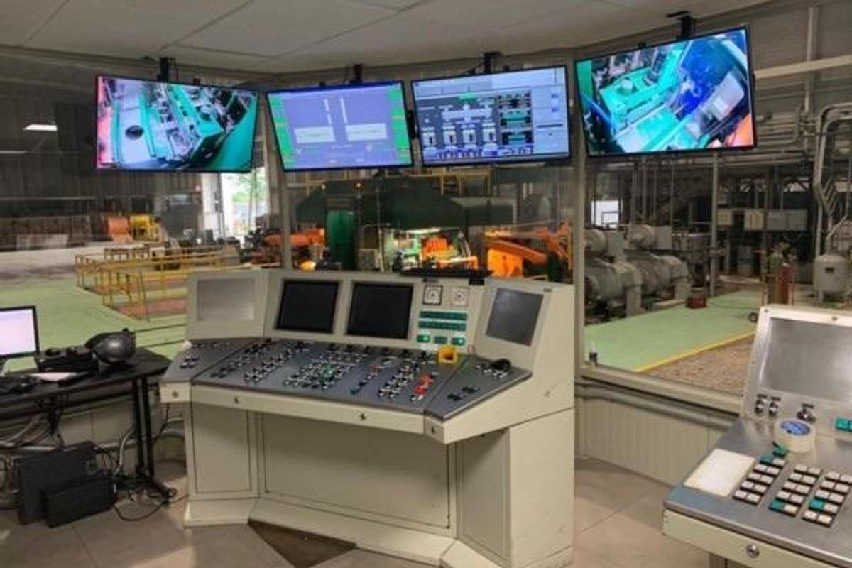 Used 18” x .250” Frohling 4Hi Reversing Cold Rolling Mill