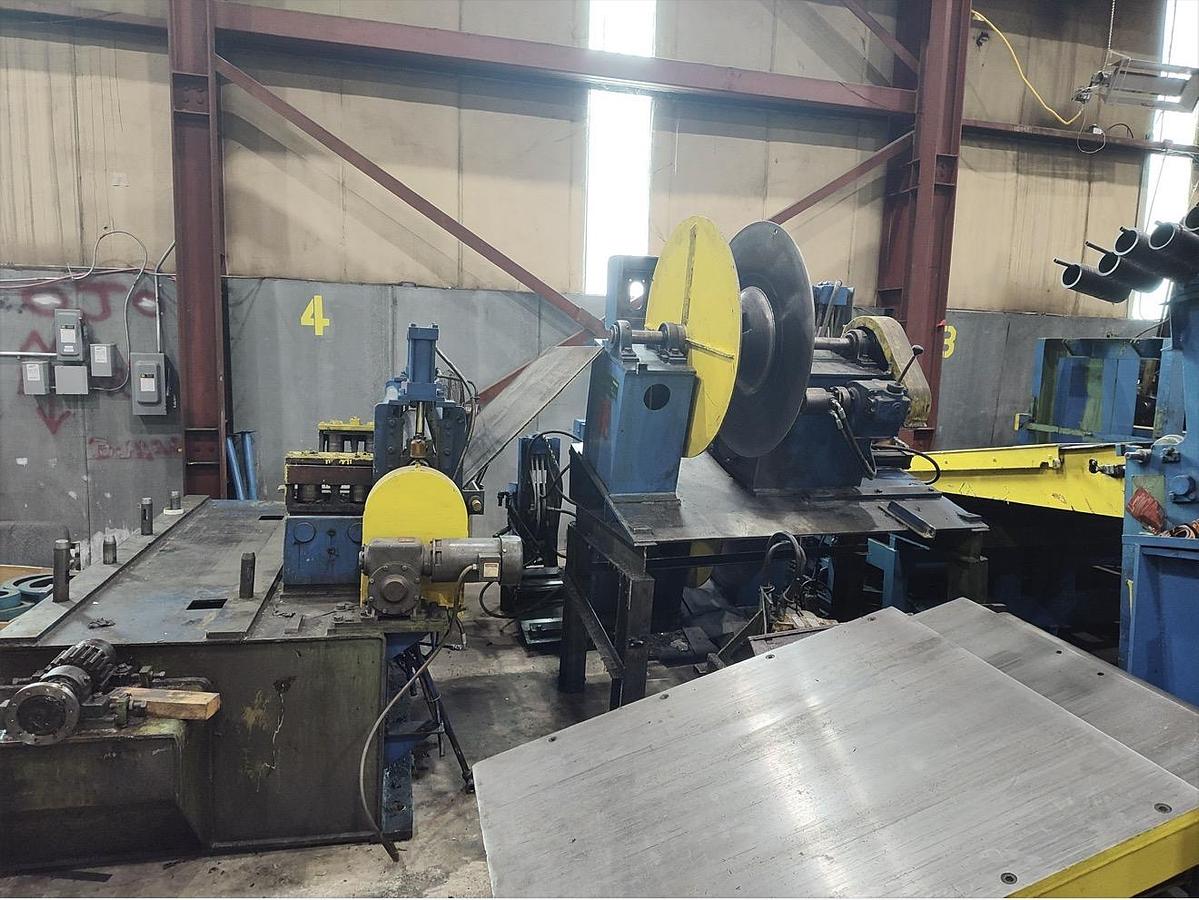 Used Loopco Model 160 Slitting Line, 7-1/2” Arbors, 1,500 FPM