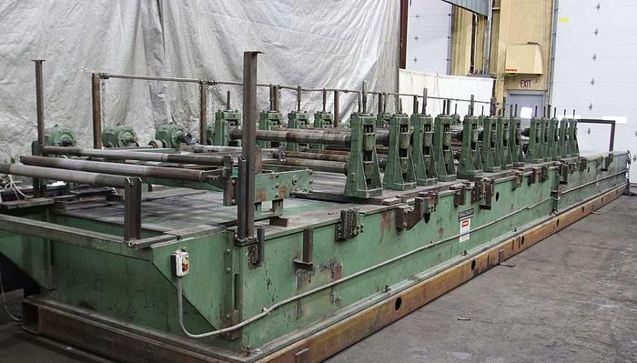 Used 13 STANDS X 3" X 44" BRADBURY ROLLFORMER