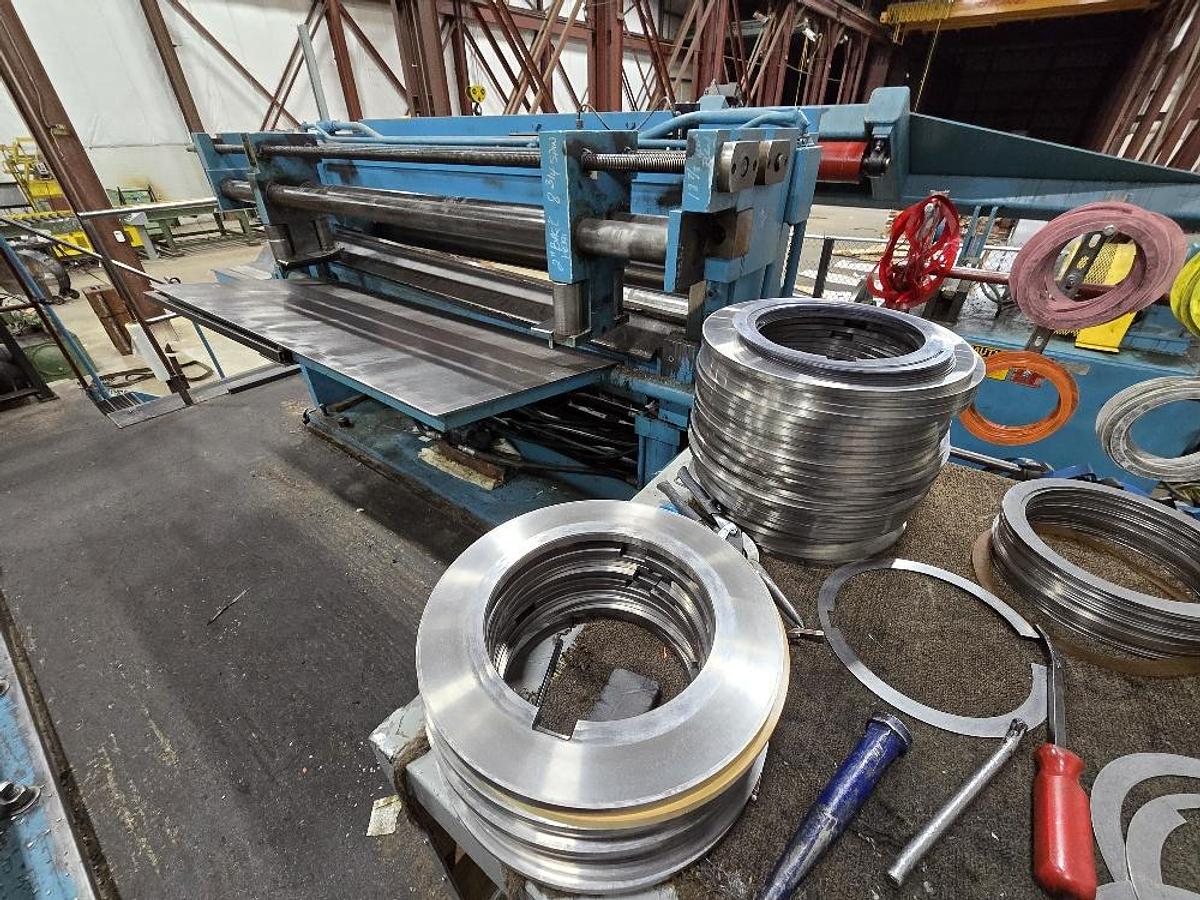 Used 72” X 50,000 Lb Loopco Slitting Line