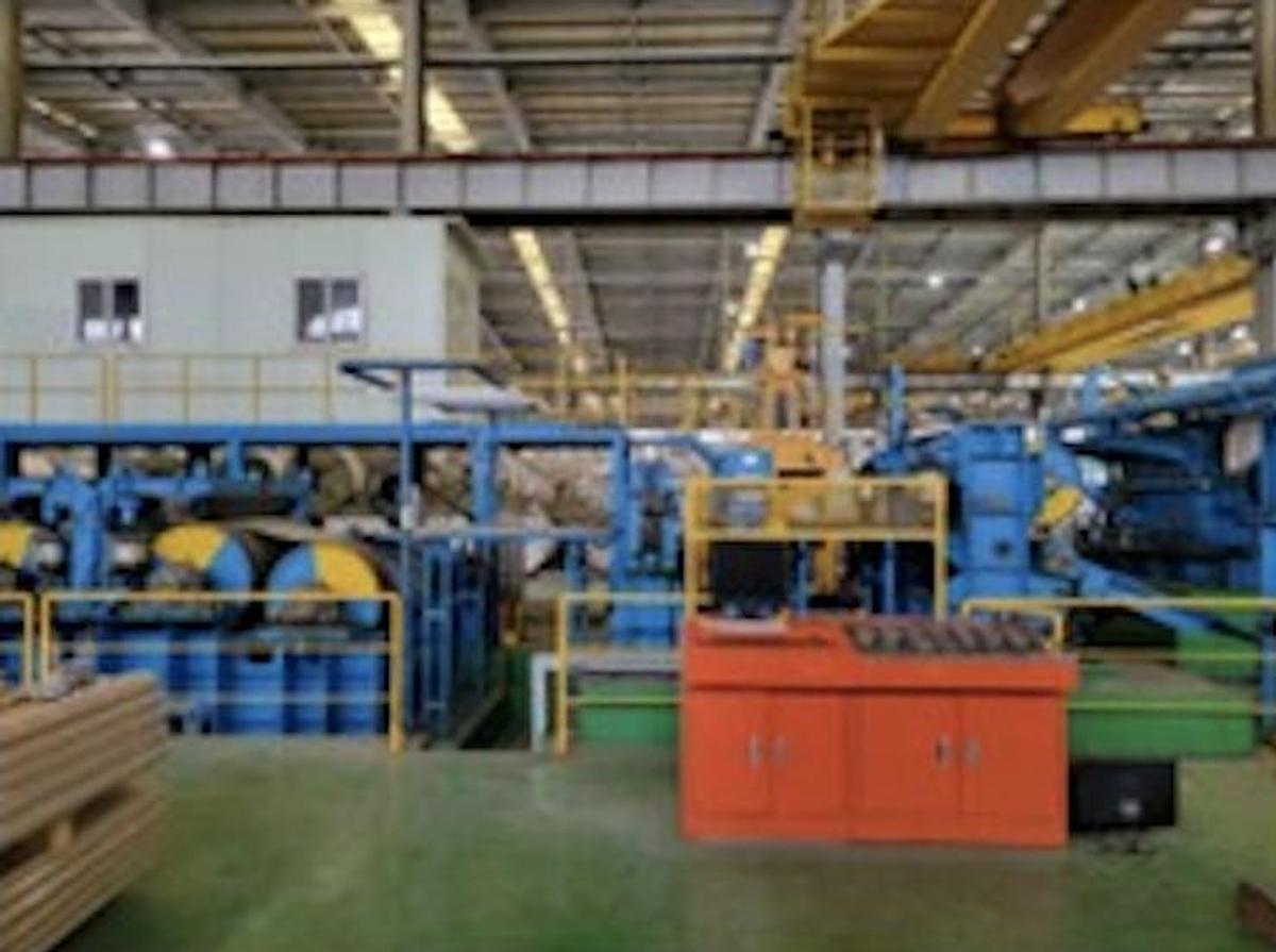 Used 63” x 0.079” x 28,000 Lb Tension Leveling Line