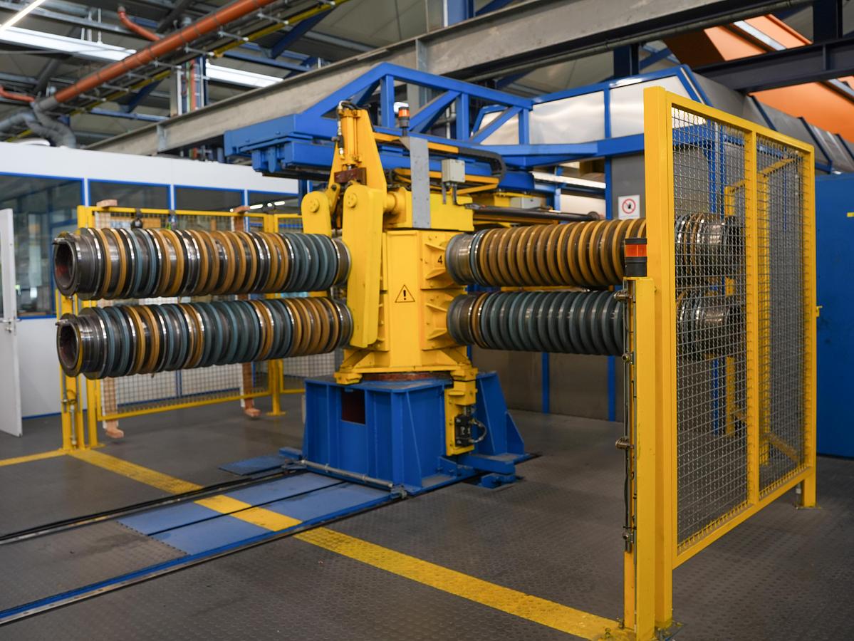 Used 65” x .098” Stainless Steel Slitting Line