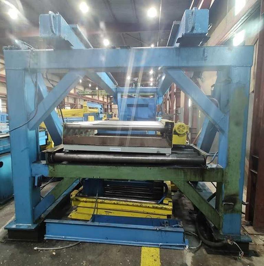 Used 60" x .188" x 40,000 Lb. Loopco Slitting Line