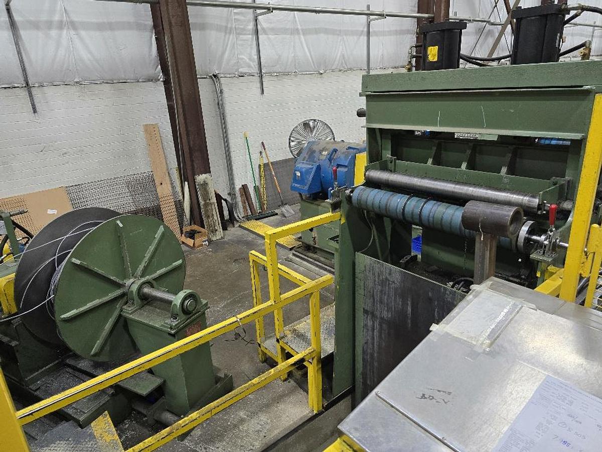 Used 36” x 30,000 lb Nova Slitting Line