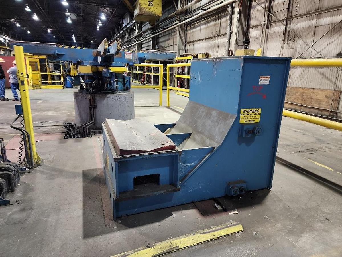 Used 52” x .100” x 35,000 Lb. Stamco Double-Loop Slitting Line