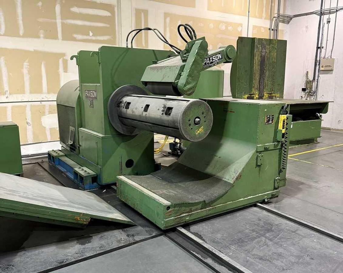 Used 60” x 0.135” x 40,000 Lbs Paxson Cut To Length Line