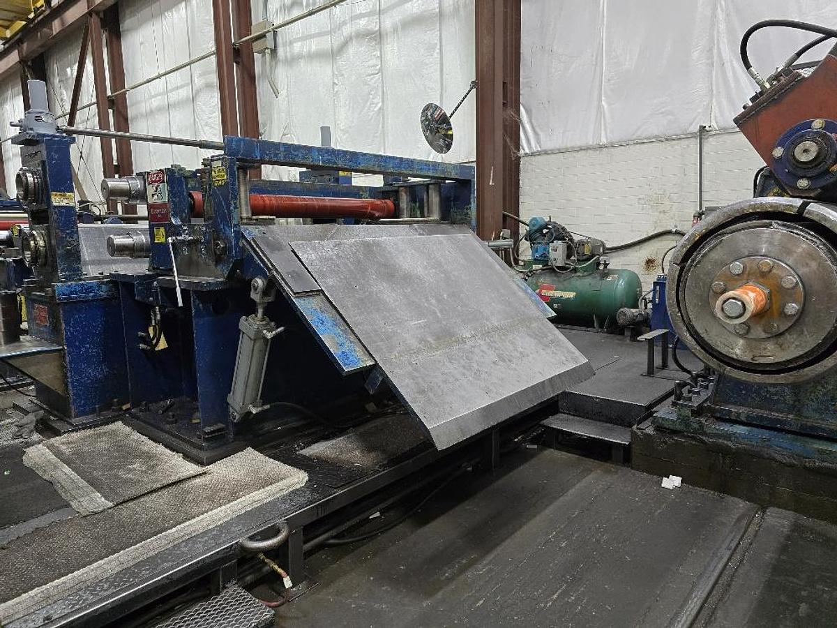 Used 60” X 50,000 Lb Braner Slitting Line