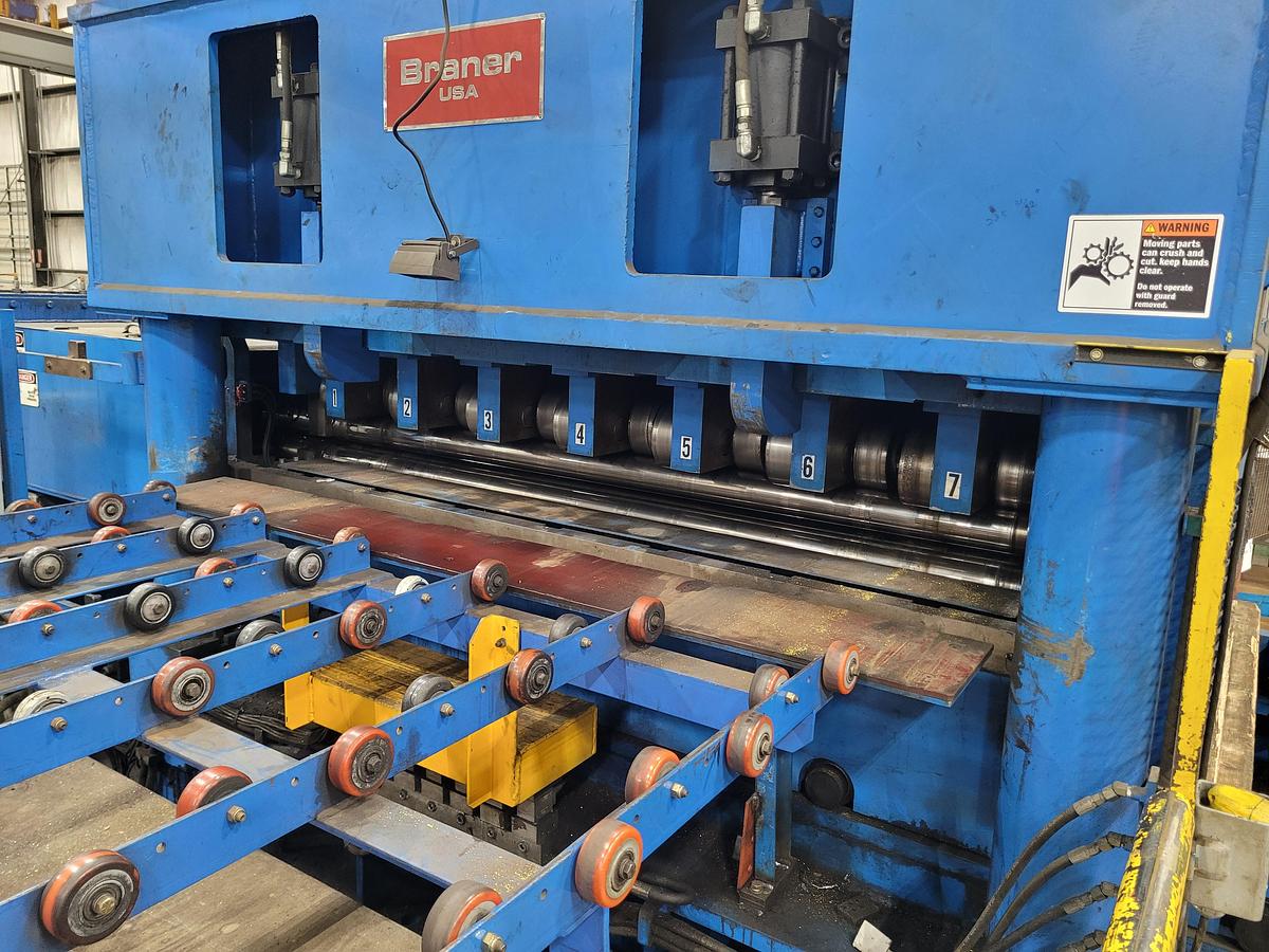 Used 84" x 3-1/2" Braner Leveler