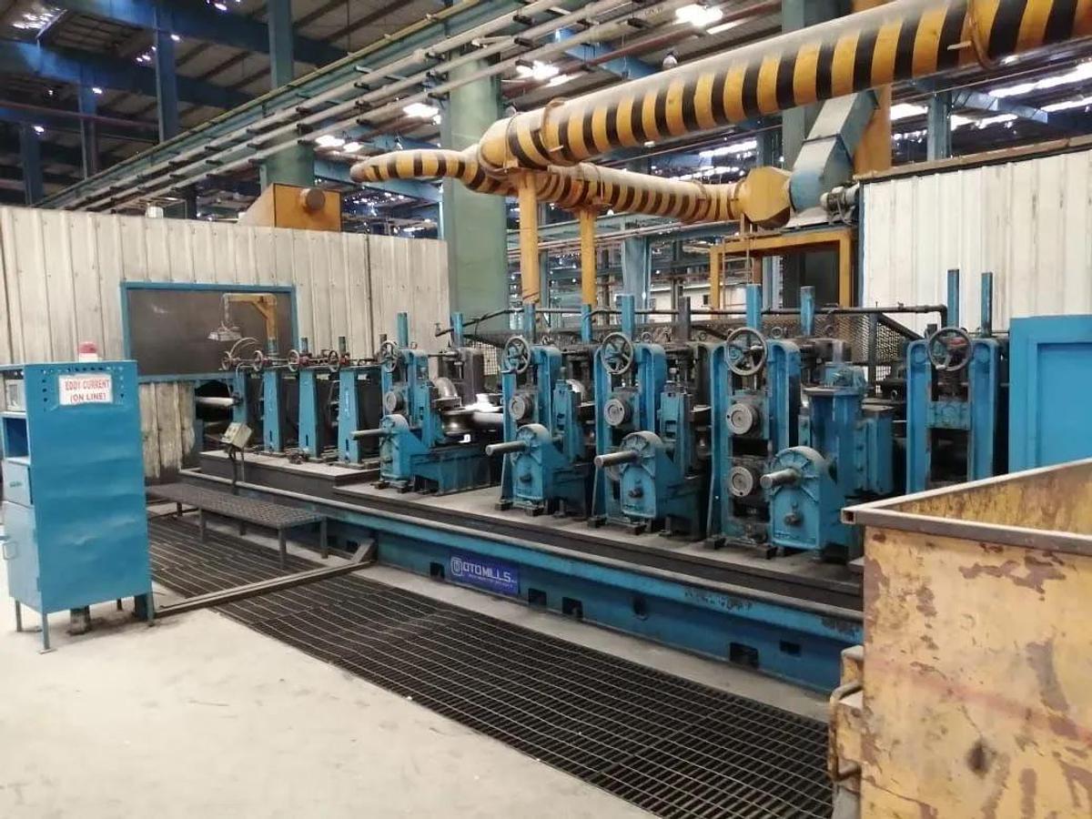 Used 6.5" x .280" OTO Mills Tube Mill Line