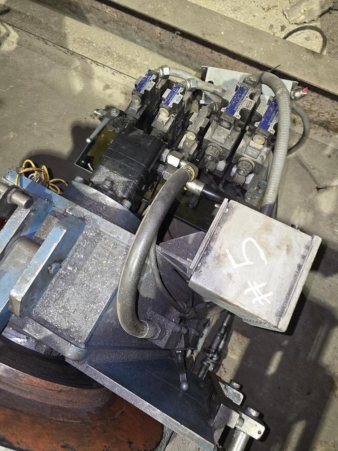 Used 22" Dual Scrap Winders On Single Base