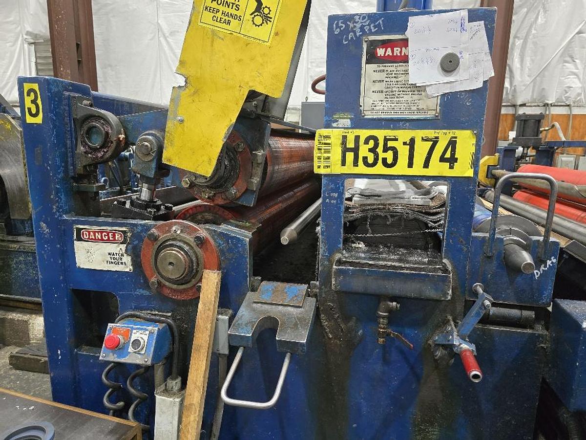 Used 60” X 50,000 Lb Braner Slitting Line