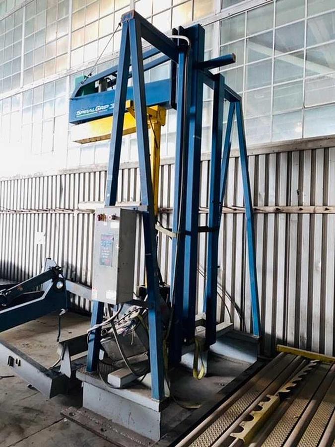 Used Signode Semi-Automatic Overhead Stretch Wrapping Machine