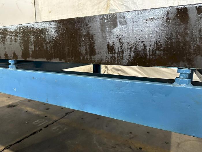 Used 60" X 96" CAST IRON SURFACE PLATE W/ STAND