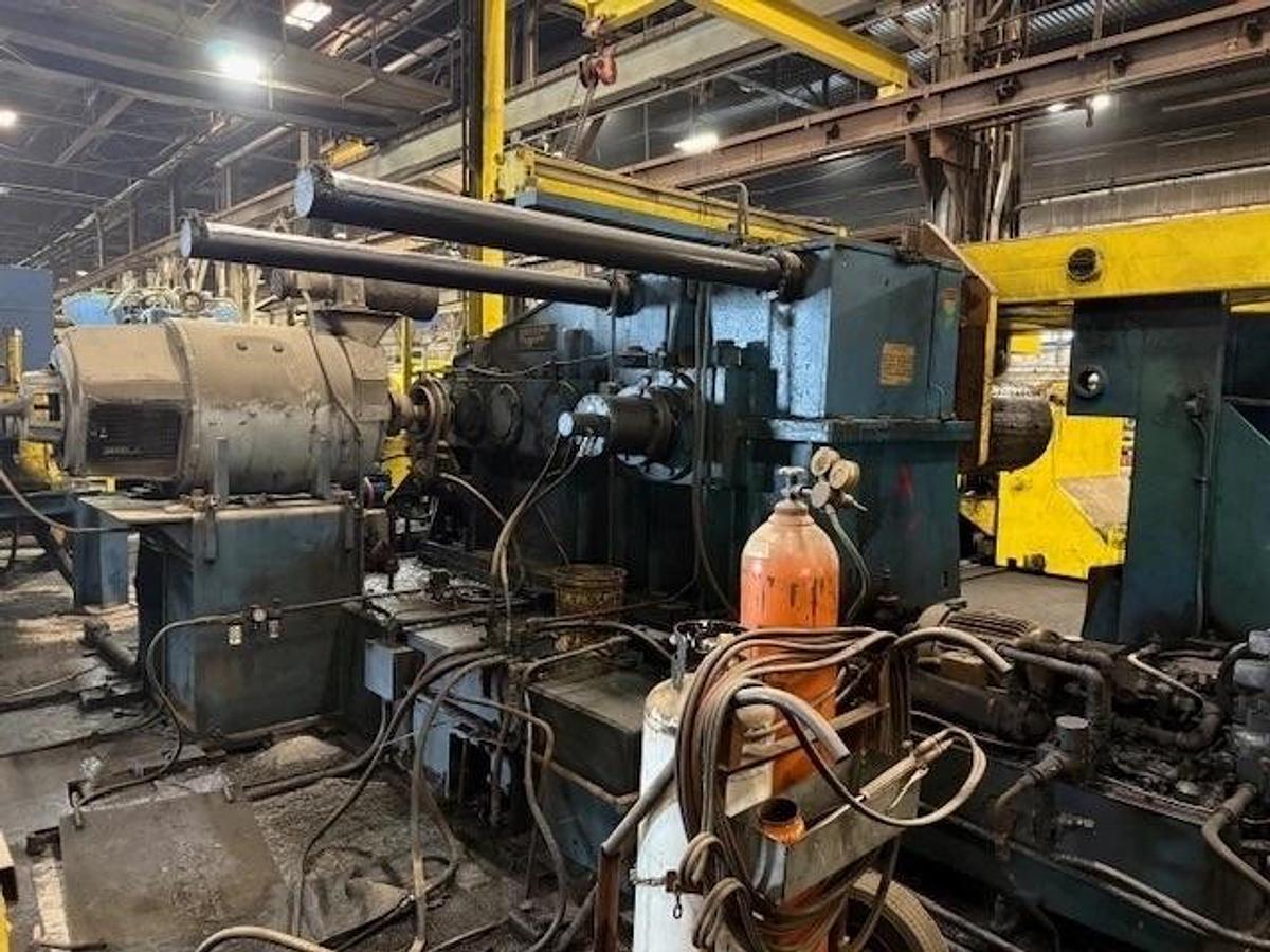 Used 60" x 1/2" x 60,000Lb Braner/Yoder Slitting Line