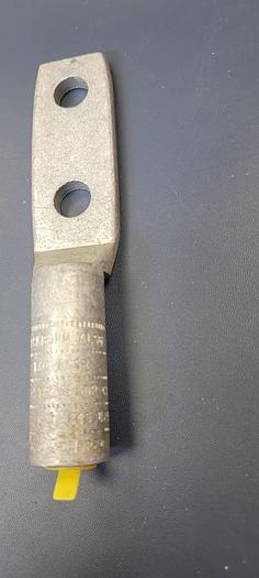 Used LOTOF8 Blackburn ALS-6 Aluminum Lug Long Barrel 2-Hole 1/2" 1/0 AWG 1/0 ACSR(201