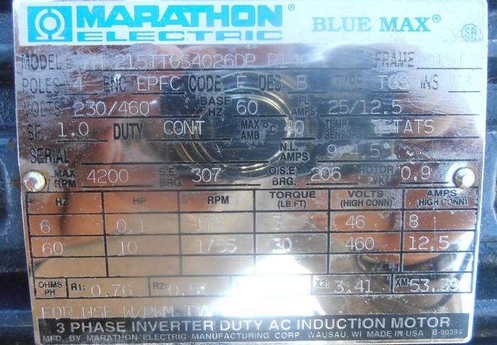 Used Mixer, Agitator, 10 HP, S/st, Lightnin, Mdl 82-0-7.5, #C741988