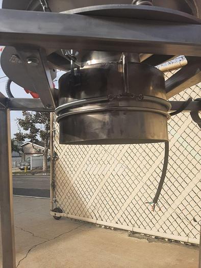 Used Screen, Kason, 24", S/st, Single, (2) 1/4 HP, Mdl K24-IFT-SS #S744318